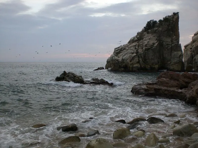 Playa Cala S'Agulla en Blanes, Gerona — foto 6 de 7