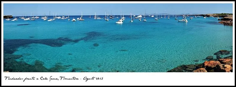 Cala Saona en Formentera, Islas Baleares — foto 8 de 9