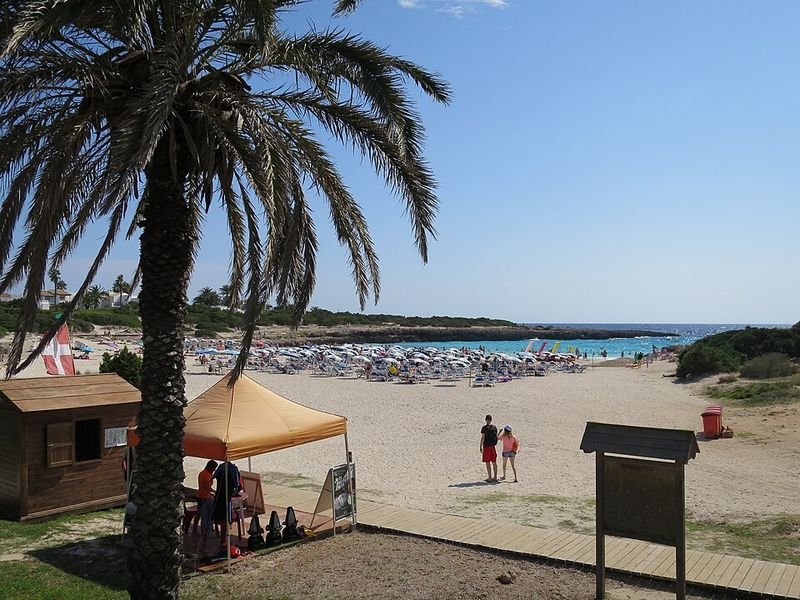 Playa Cala'n Bosch en Ciutadella de Menorca