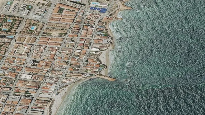 Playa de Calas de Rocamar en Pilar de la Horadada