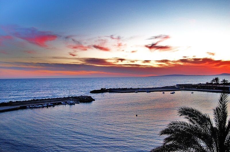 Playa Caló de son Caios en Palma de Mallorca