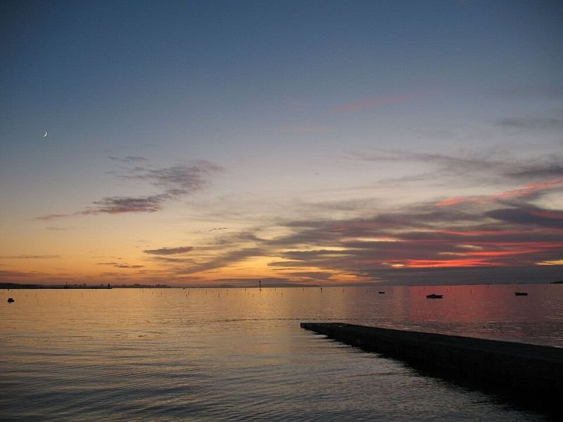 Playa Campamento en Vilanova de Arousa, Pontevedra