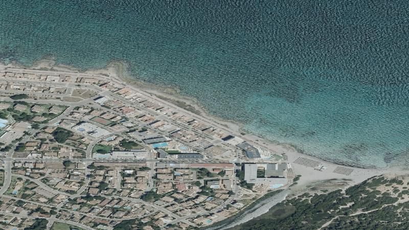 Vista aérea de Ca'n Picafort, Santa Margalida