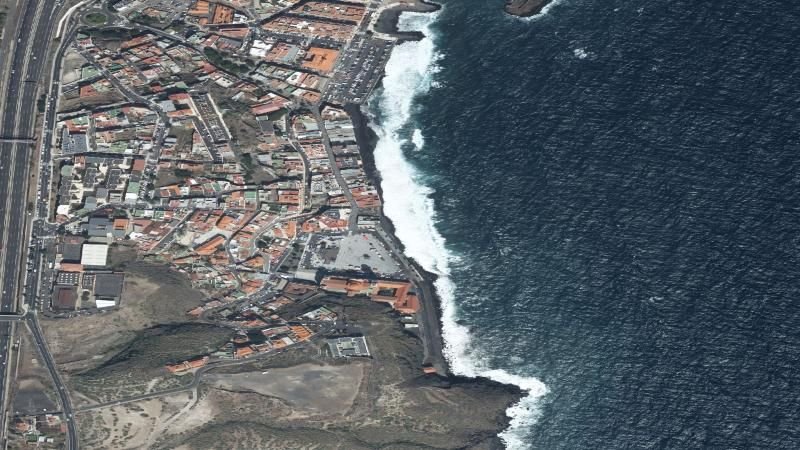 Vista aérea de Candelaria, Candelaria