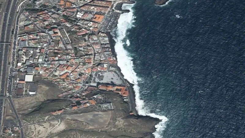 Playa de Candelaria en Candelaria