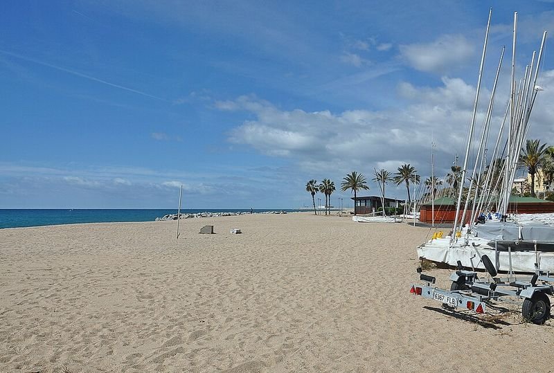 Playa Canet de Mar en Canet de Mar