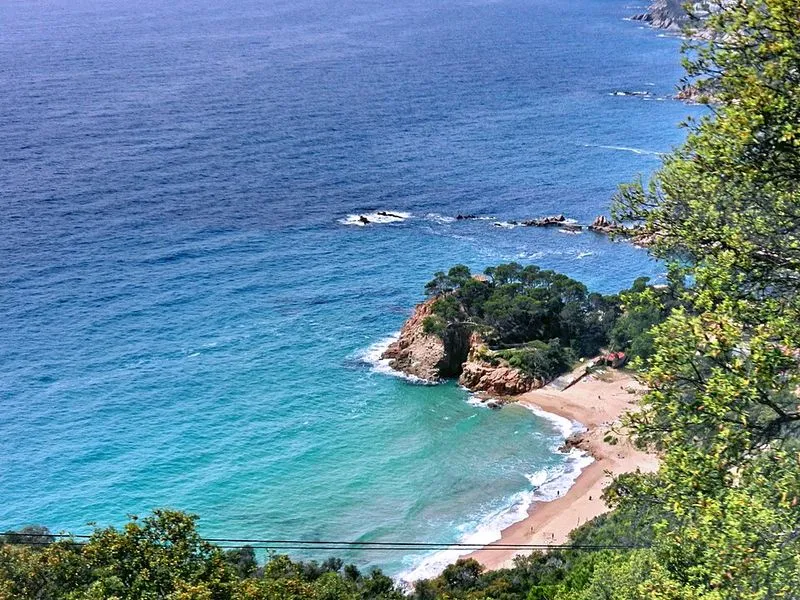 Playa de Canyerets en Sant Feliu de Guíxols, Gerona — foto 5 de 7