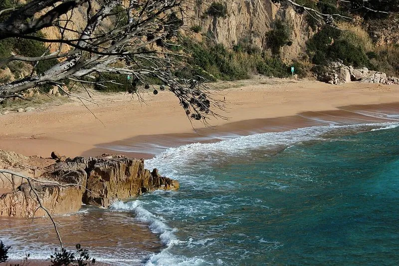 Playa de Canyerets en Sant Feliu de Guíxols