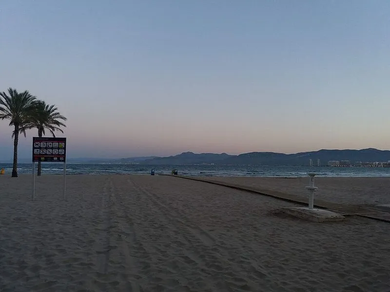 Playa de Cap Blanc en Cullera, Valencia — foto 2 de 5
