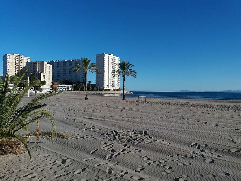 Playa de Cap Blanc en Cullera, Valencia — foto 3 de 5
