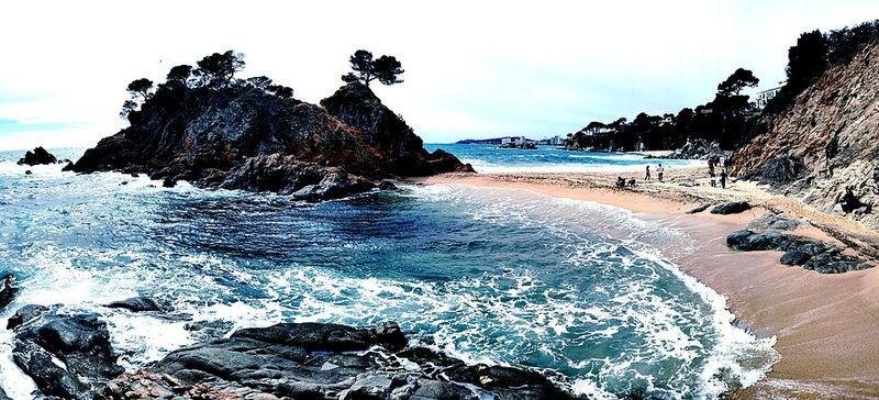 Playa Cap Roig en Calonge, Gerona