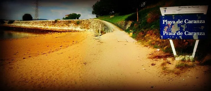 Playa de Caranza en Ferrol