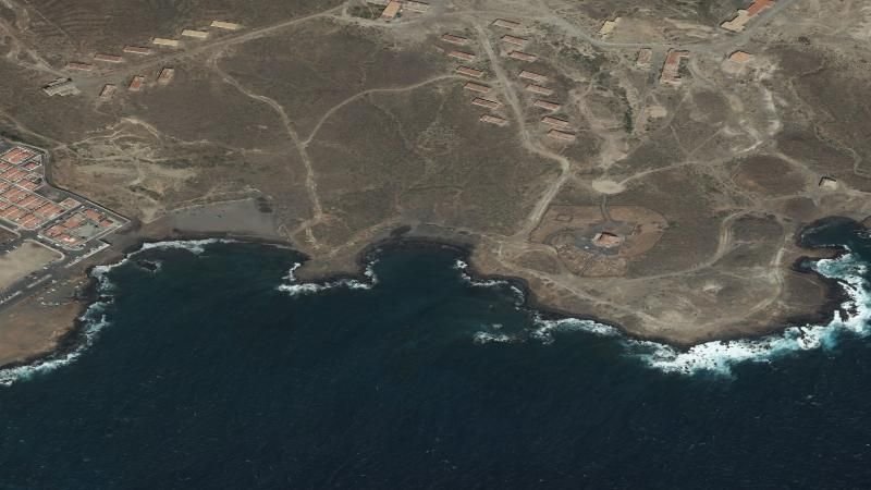Vista aérea de Cardones, Arico