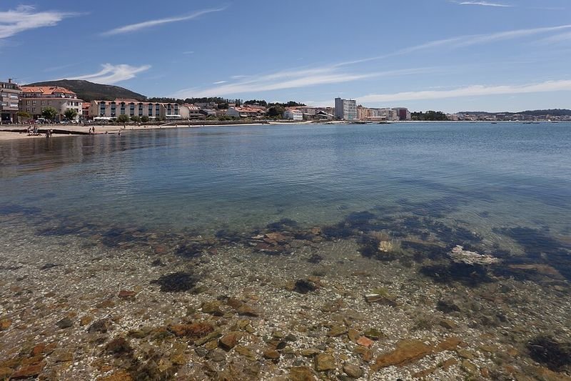 Playa Carril en Vilagarcía de Arousa