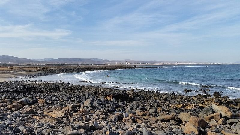 Playa Carrión en Puerto del Rosario, Las Palmas