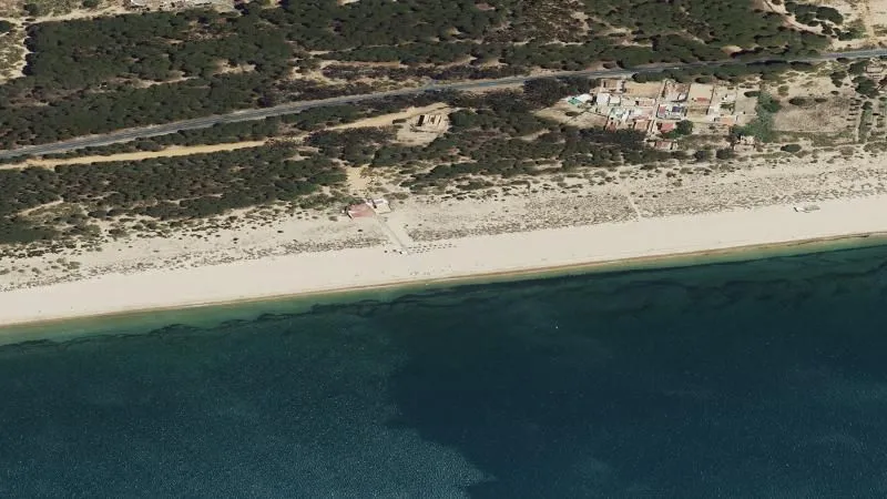 Playa de Casita Azul en Isla Cristina