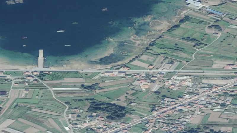 Playa de Catro Cordas en Vilanova de Arousa