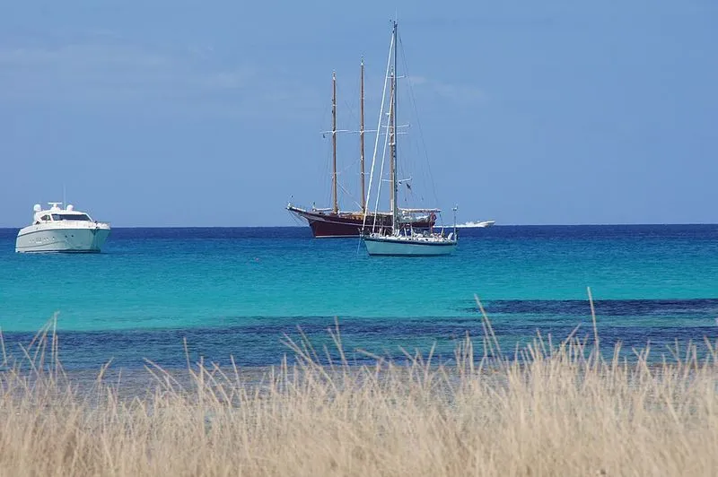Playa de Cavall d'en Borràs en Formentera, Islas Baleares — foto 2 de 7