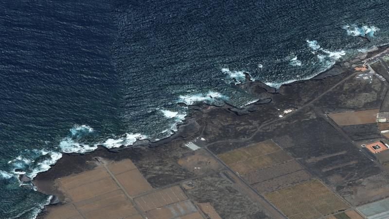 Vista aérea de Charco de los Sargos, Frontera