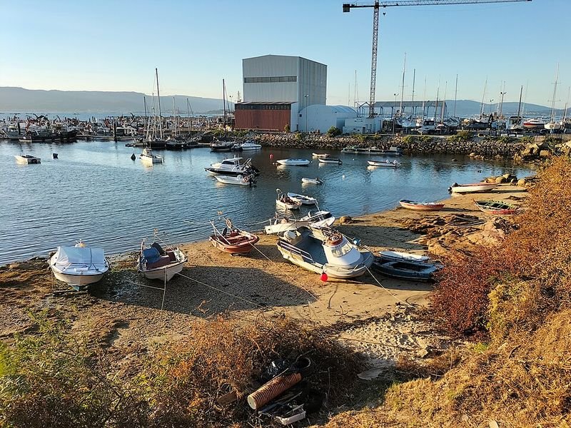Playa Chumbadeiro en A Illa de Arousa