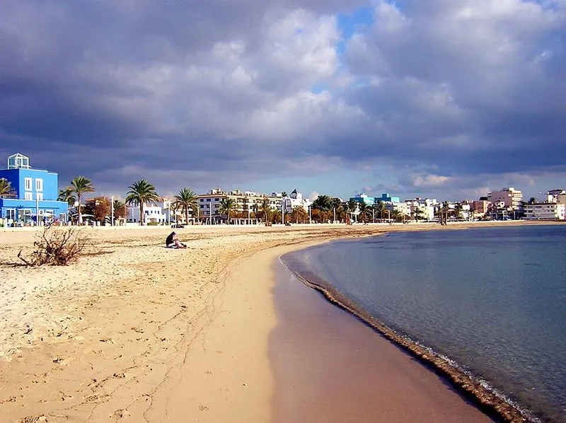 Playa de Ciudad Jardín en Palma de Mallorca