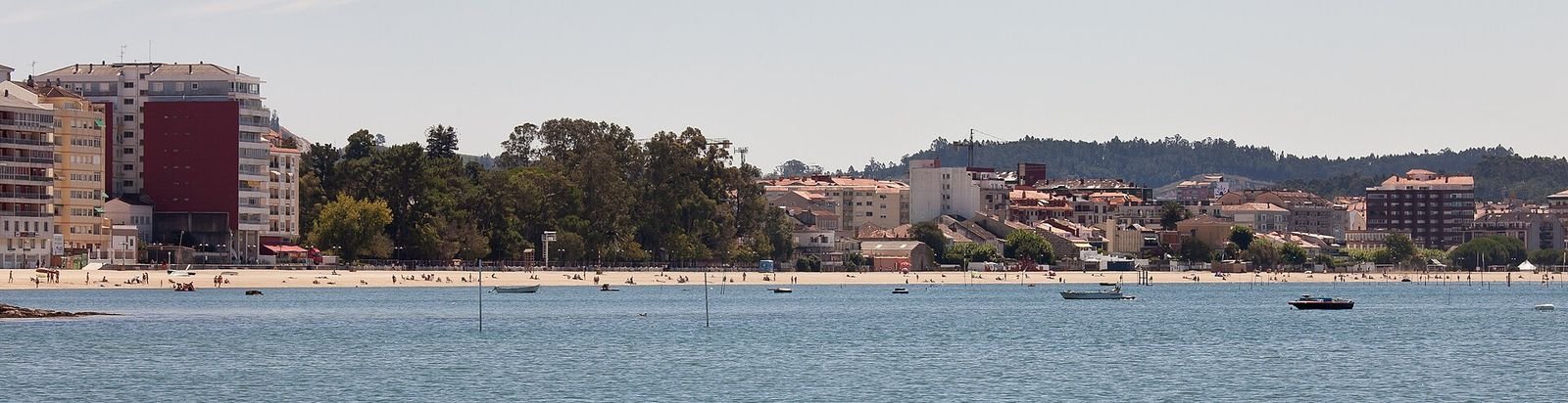Playa de Compostela en Vilagarcía de Arousa, Pontevedra