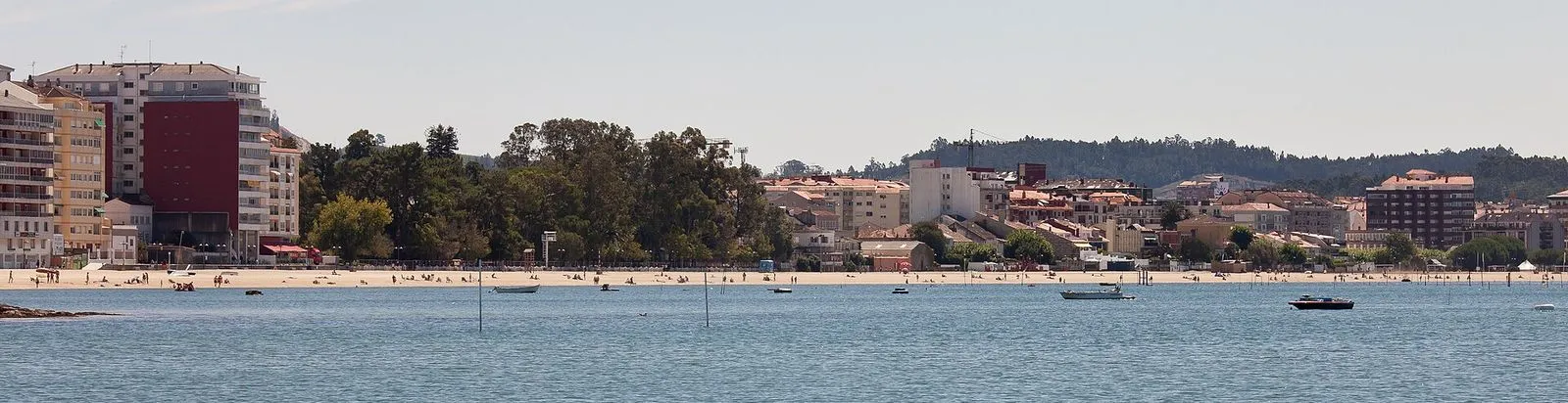 Playa de Compostela en Vilagarcía de Arousa
