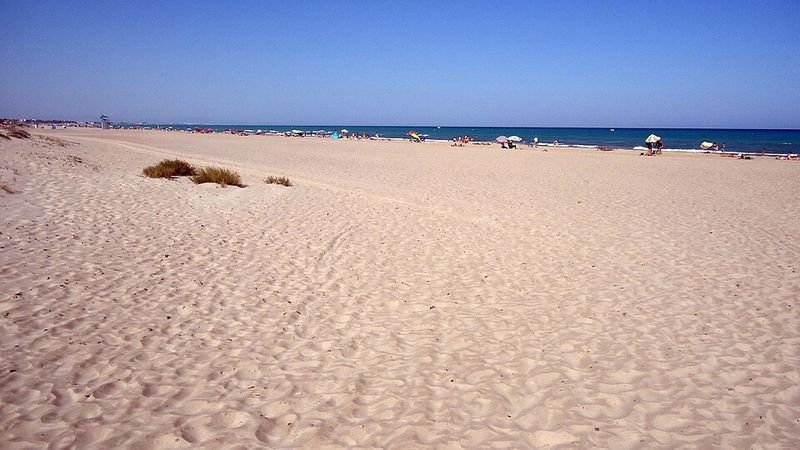 Playa Corint en Sagunto/Sagunt