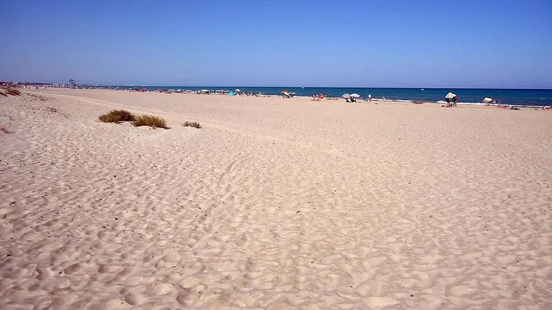 Playa de Corint en Sagunto/Sagunt