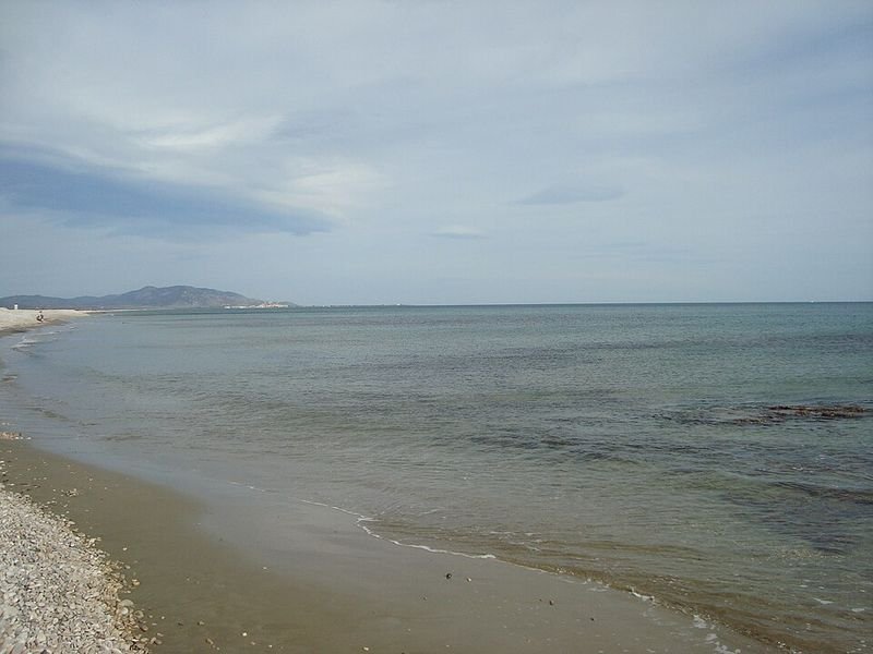 Playa Cudolá en Cabanes