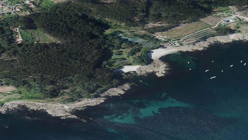 Playa de Das Moscas en Cangas