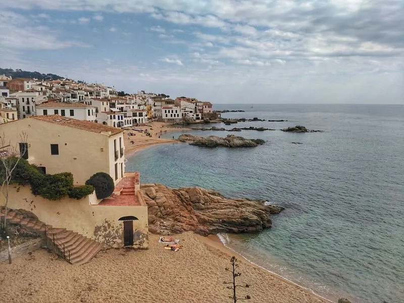 Playa de d'en Calau en Palafrugell, Gerona — foto 3 de 9