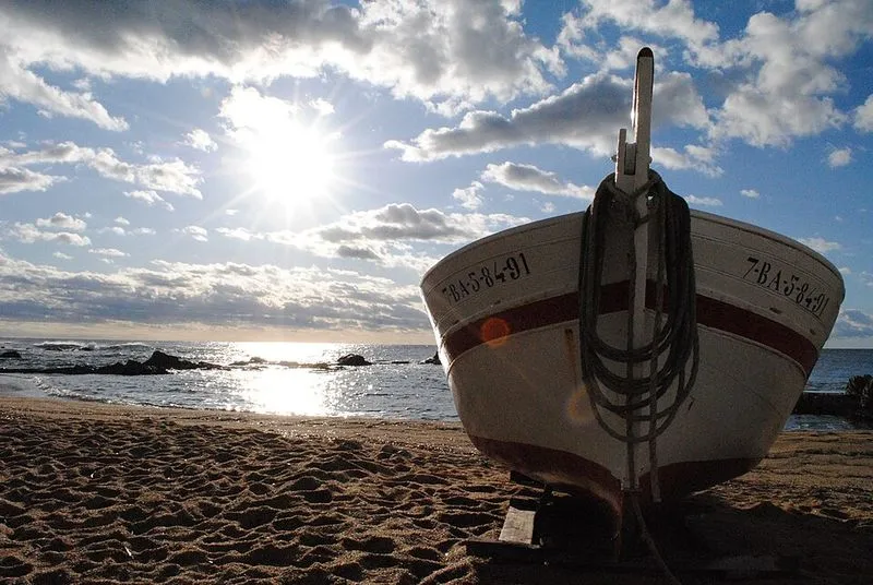 Playa de d'en Calau en Palafrugell, Gerona — foto 5 de 9