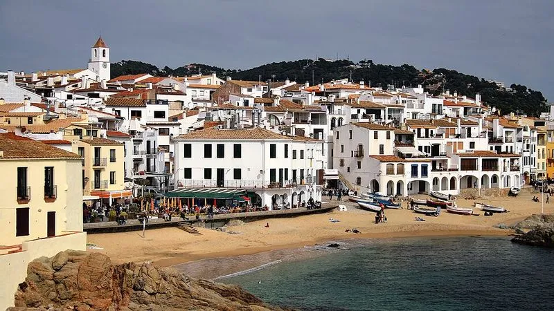 Playa de d'en Calau en Palafrugell, Gerona — foto 8 de 9