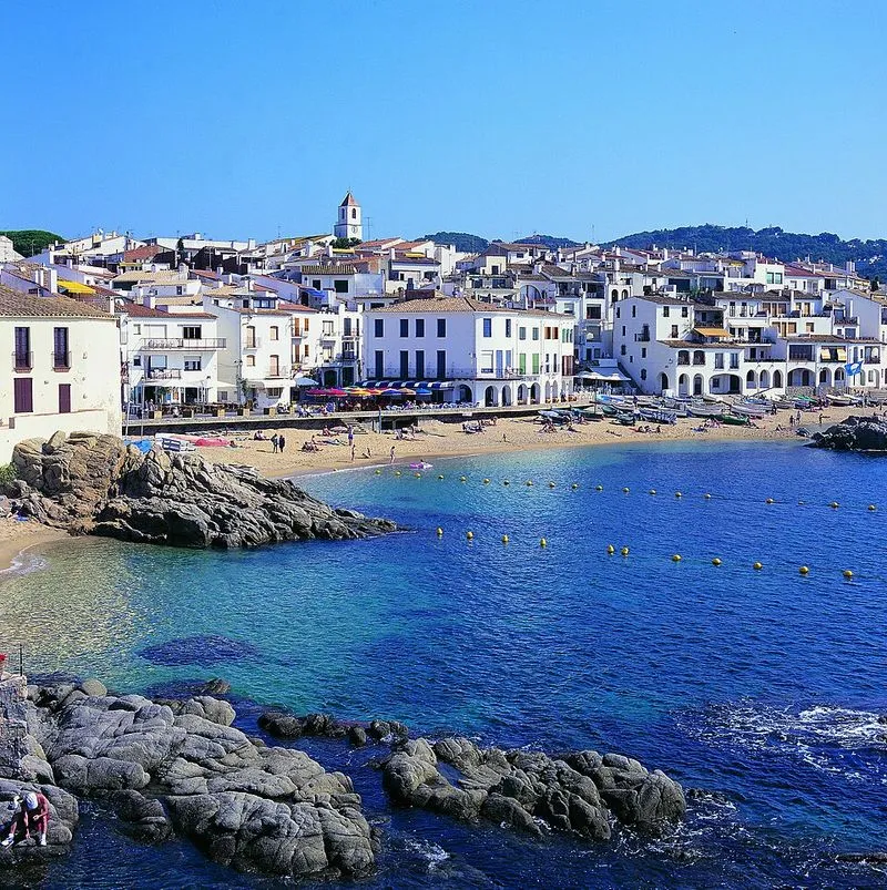 Playa de d'en Calau en Palafrugell