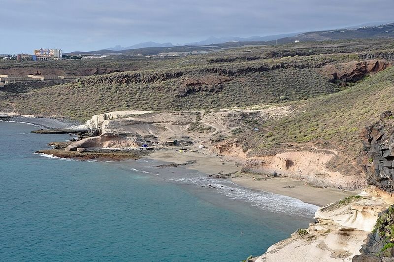 Playa Diego Hernández en Adeje, Santa Cruz de Tenerife