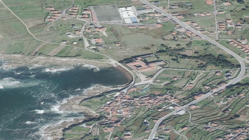 Vista aérea de Do Porto, Oia
