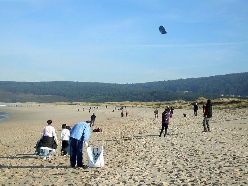 Playa Do Rostro en Fisterra, A Coruña
