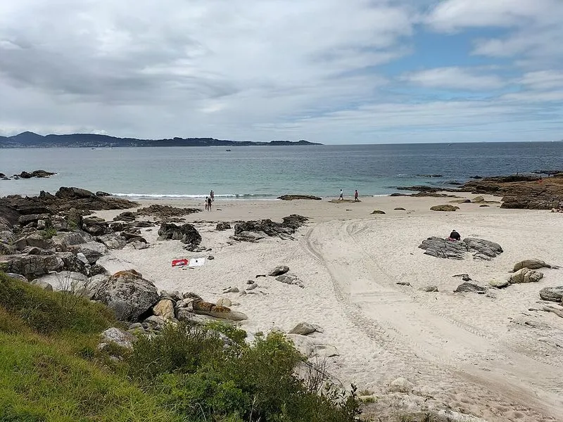 Playa de Dos Mortos en Sanxenxo