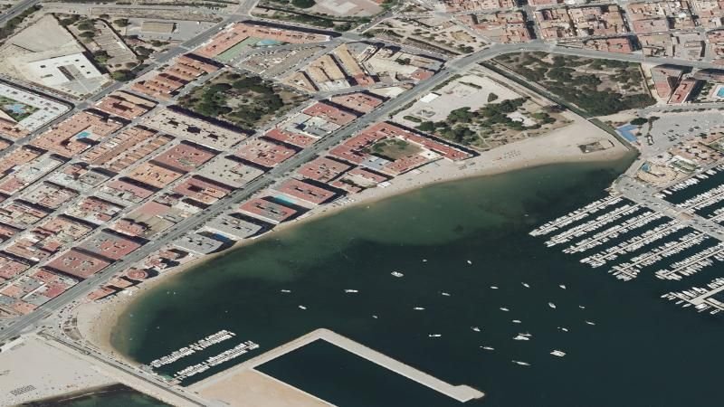 Vista aérea de El Acequión, Torrevieja