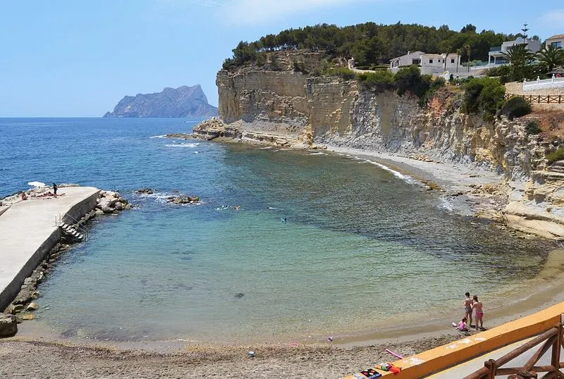 Playa del Baladrar en Benissa, Alicante — foto 4 de 6