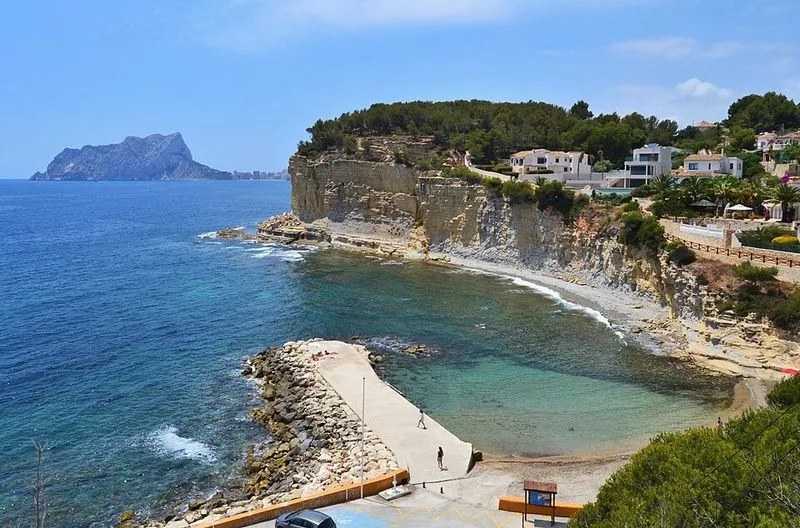 Playa del Baladrar en Benissa, Alicante — foto 5 de 6