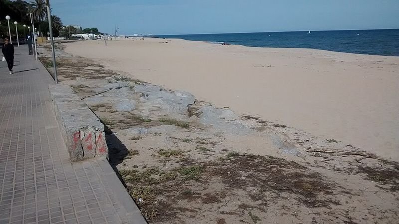 Playa El Balís en Sant Andreu de Llavaneres