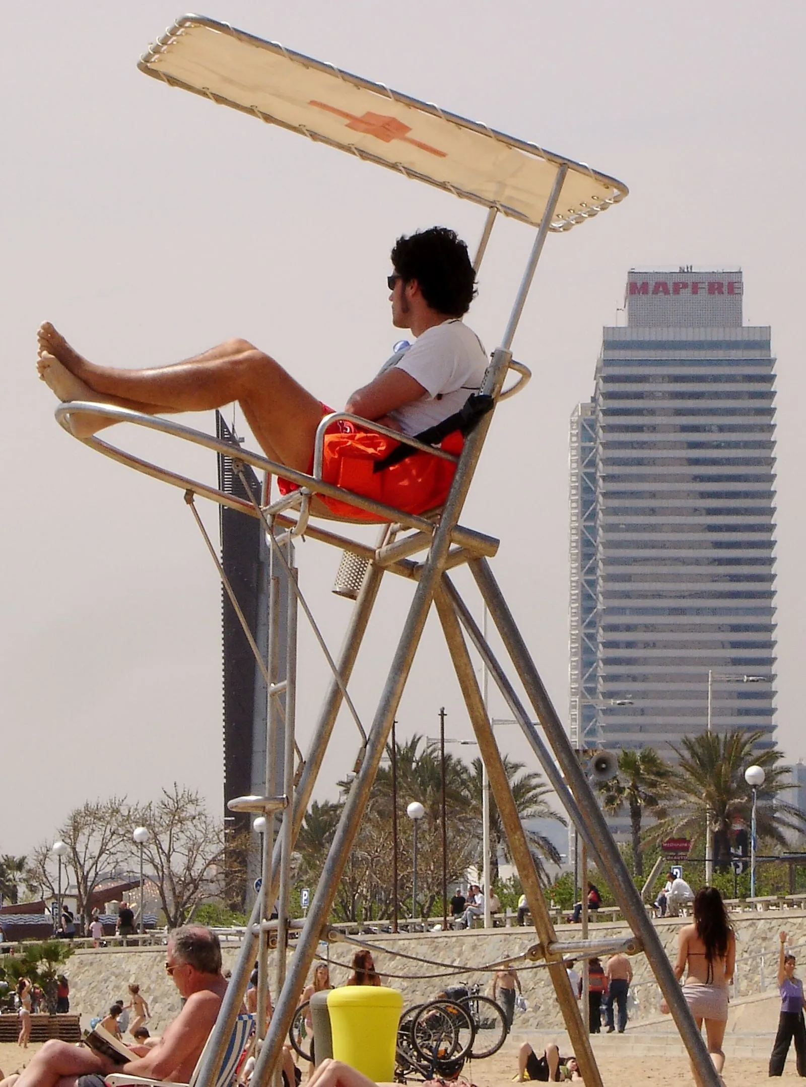 Playa del Bogatell en Barcelona