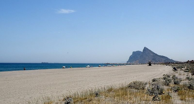 Playa El Burgo en La Línea de la Concepción, Cádiz