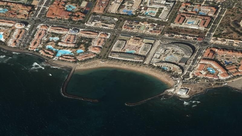 Vista aérea de El Camisón, Arona