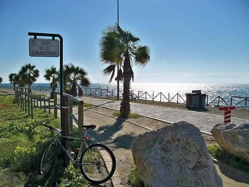 Playa del Candado en Málaga