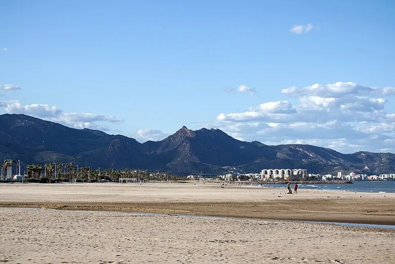 Playa del Gurugú en Castellón de la Plana/Castelló de la Plana