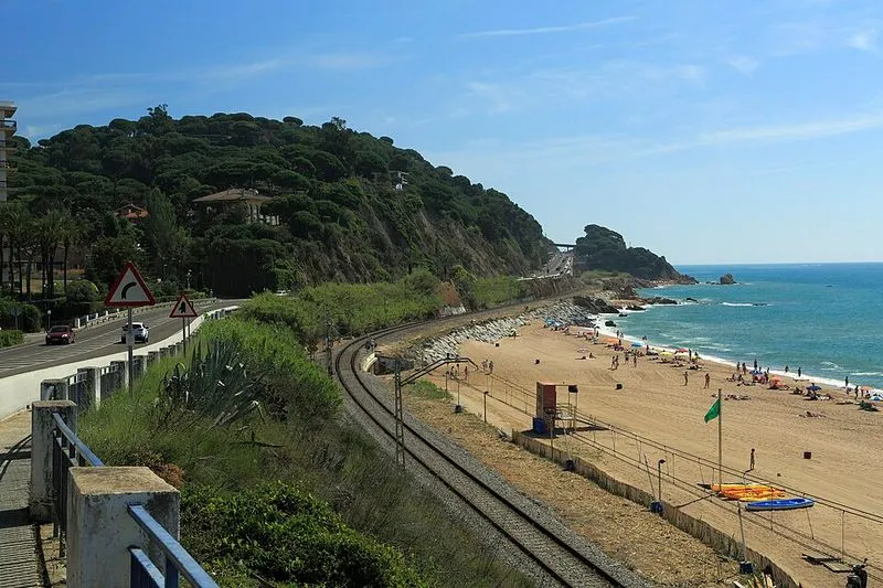 Playa El Morer en Sant Pol de Mar, Barcelona — foto 3 de 9