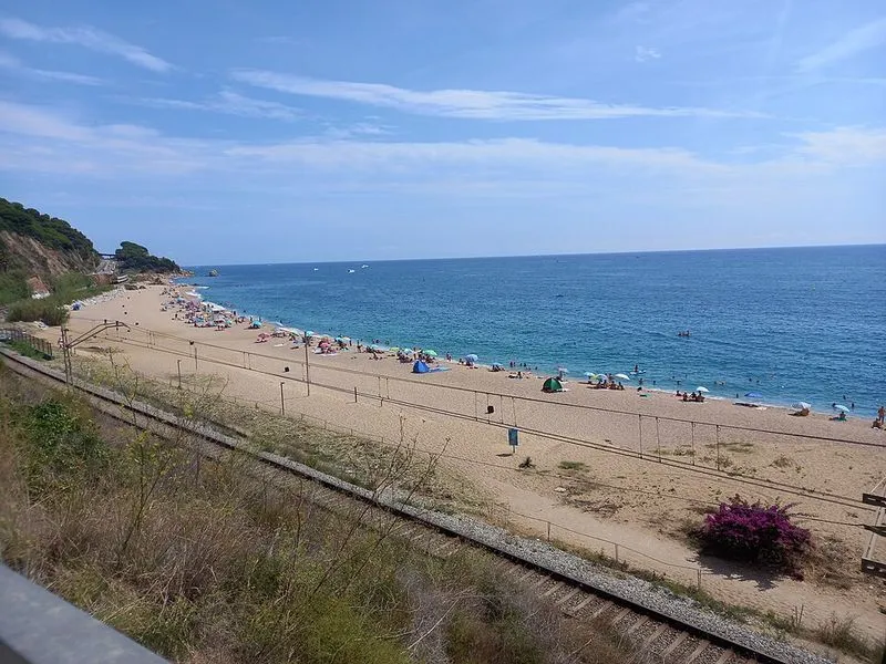 Playa El Morer en Sant Pol de Mar, Barcelona — foto 9 de 9